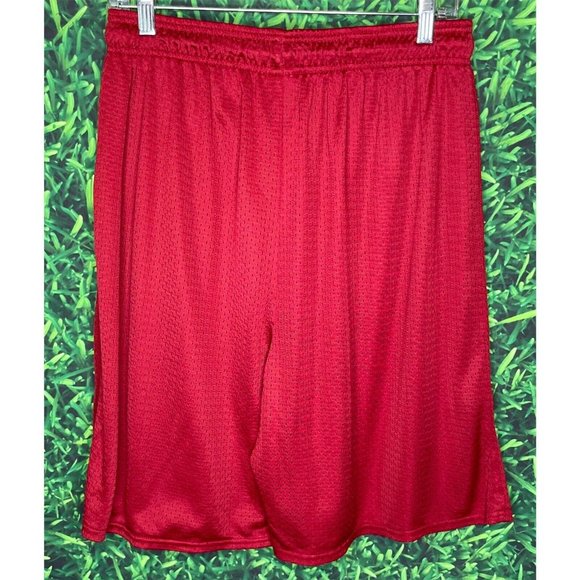 VTG Tuskegee University Tigers Athletics TU Shorts Large Crimson Red Gold HBCU - Picture 2 of 3